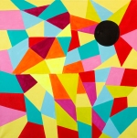 Luka Koščak, ‘’Geometrija (7)’’, akril na platnu, 80x80 cm